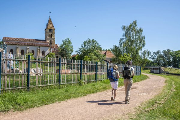 le canal de Briennon dans le roannais Loire chemin de Cluny Le Puy en Velay Chemins de Saint Jacques de Compostelle (1)