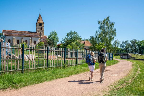 Auvergne-Rhône-Alpes - Loire - Le chemin de Compostelle d...ay - Dans le Roannais, Briennon sur le canal de la Loire-34