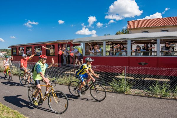 Le train touristique entre Montfaucon et Tence 025