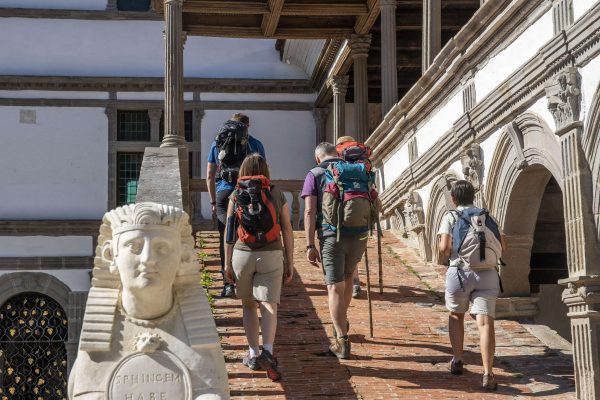 Auvergne-Rhone-Alpes - Haute-Loire - Le chemin de Compostelle de Cluny au Puy-en-Velay - Dans le Forez, au chateau de La Batie d'Urfe-100 (33)-min